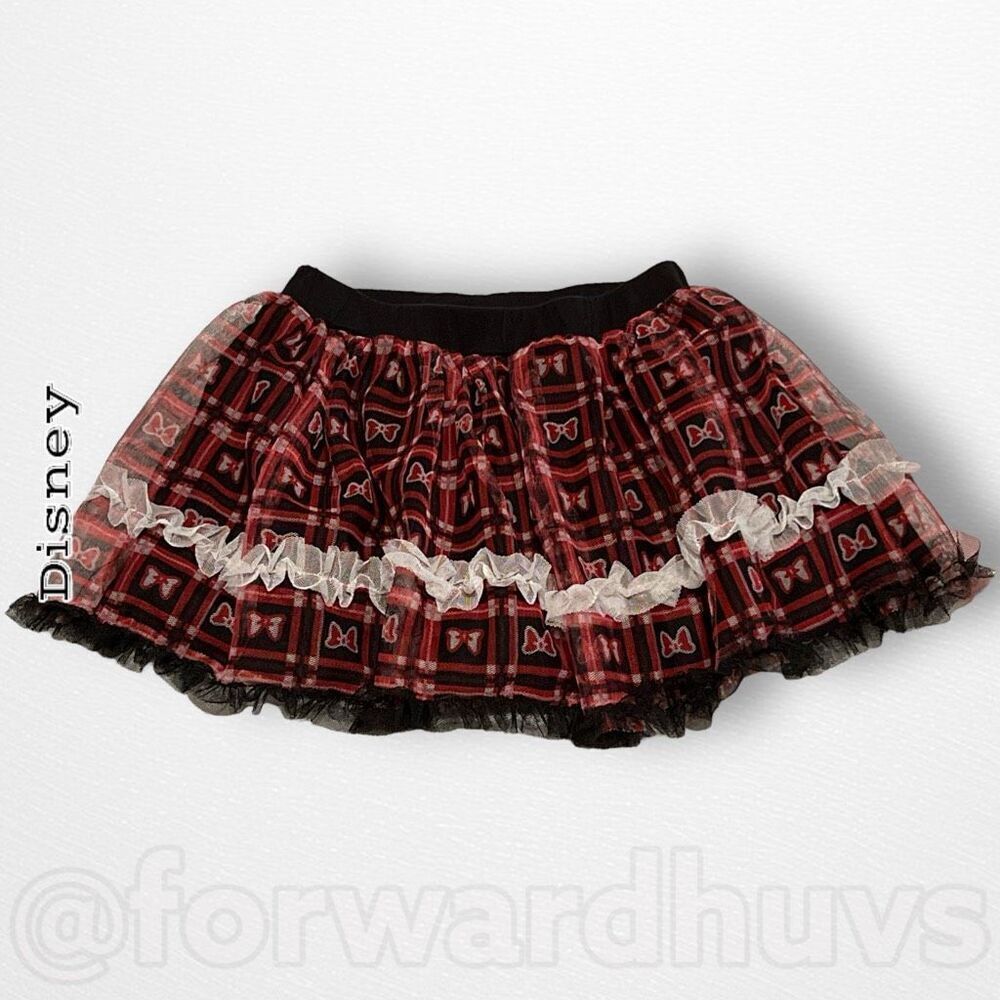 Disney Minnie Mouse Bows Tulle Skirt Shorts Size 3T